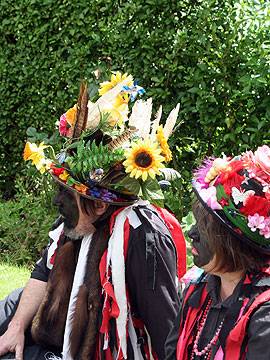 Flagcrackers of Craven dancers take a well earned break