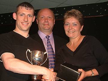 Chris Shyne Trophy Runners Up: Chris Nuttall of Heywood Reform. 