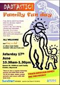 Dadtastic family fun day poster