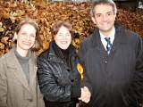 Councillor Wera Hobhouse, Rhoda Morley, Chris Huhne MP