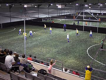 One of the Four Pitches at Soccer Village