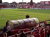 The home dugout at Doncaster's Earth Stadium