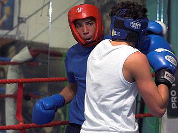 Boxing action