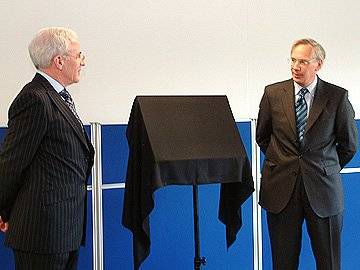 HRH the Duke of Gloucester and Peter Marks