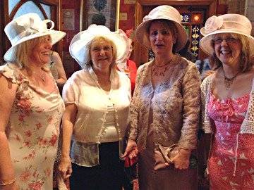 Ladies enjoying the Ladies Ascot Day