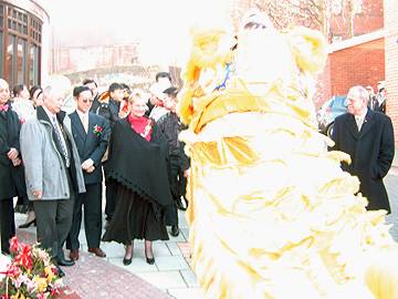 The Lion Dance performed by Master Chu’s Dragon and Lion Dancing Club