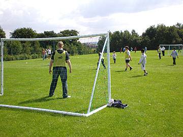 Football with Rochdale AFC was one of the most popular workshops