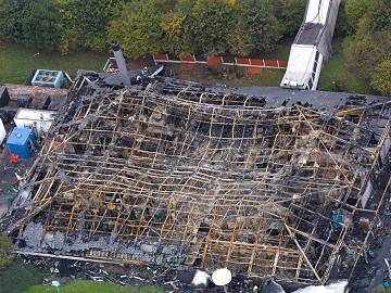 Devastation caused to Birch Services after arson attack