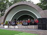 Lancashire Fusiliers Association Band Perform on the new Open Air Theatre