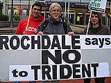 Rochdale Peace Campaigners Give Gordon Brown A Clear Message