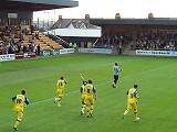 Torquay players enter the field ahead of the game