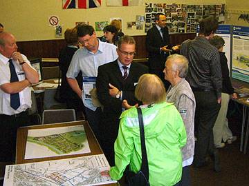 The busy consultation room at Littleborough United Reform Church