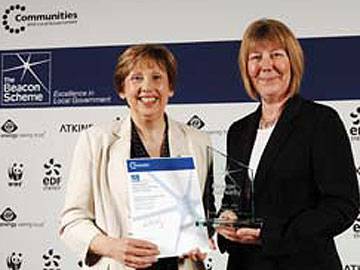 Kath Sanderson, Children, Schools and Families Partnerships Manager, Rochdale, left, and Sue Hackett, Rochdale Healthy Schools Manager.