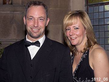 Community Safety Officer & Rugby Coach Lee Durrant with wife Julie