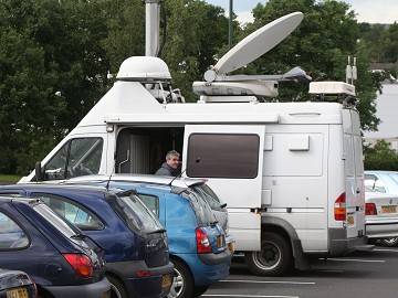 BBC cameras at Sandbrook Park