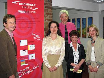 Chris Davies MEP and Pauline Journeaux with Cllrs. William Hobhouse, Jean Ashworth & Wera Hobhouse