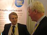 Andrew Kay of Rochdale & District Citizens Advice Bureau and Paul Rowen MP MP