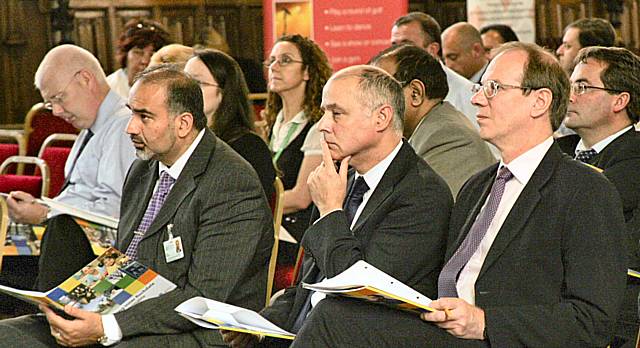 Abdul Hamied, Regeneration and Renewal Manager, Rajeev Prakash from CSK Consultants, Andy Zuntz, Executive Director Rochdale Council.