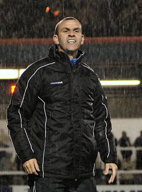 Not happy: Chester manager Simon Davies.