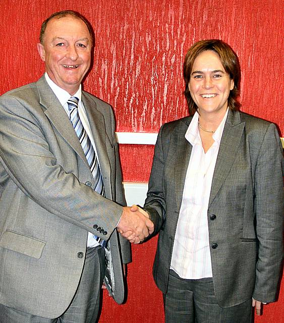 Cliff Ellison (Executive Director) welcomes Teresa Jennings (Operations Director) to the Trust.