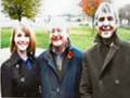 Impact’s Dave Lynch with Waterloo Road cast members, Eva Pope & Neil Morrissey.