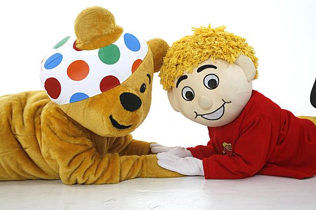 Pudsey Bear with Jo Jingles