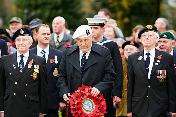 Service of Remembrance Rochdale Cenotaph 9 November 2008