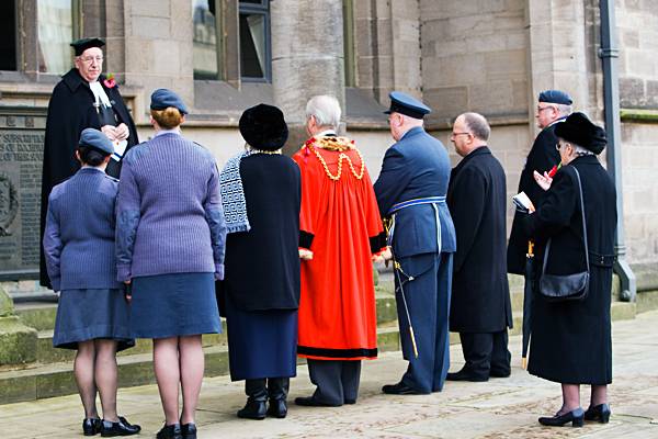 Service of Remembrance Rochdale Cenotaph 9 November 2008