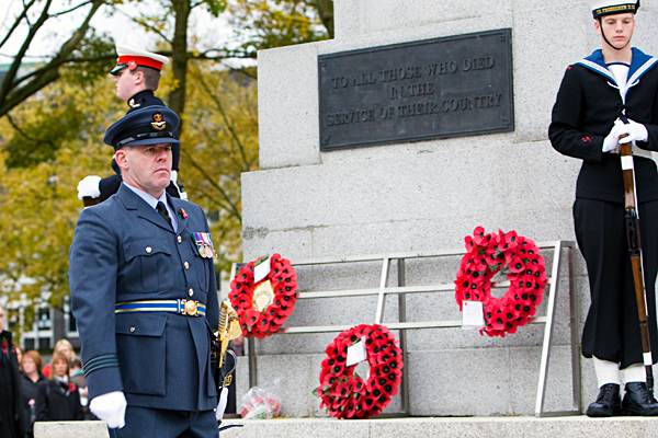 Service of Remembrance Rochdale Cenotaph 9 November 2008