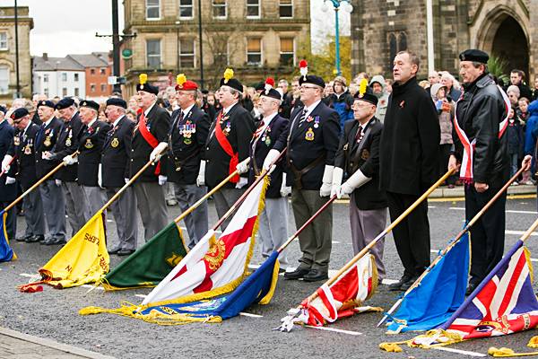 Service of Remembrance Rochdale Cenotaph 9 November 2008