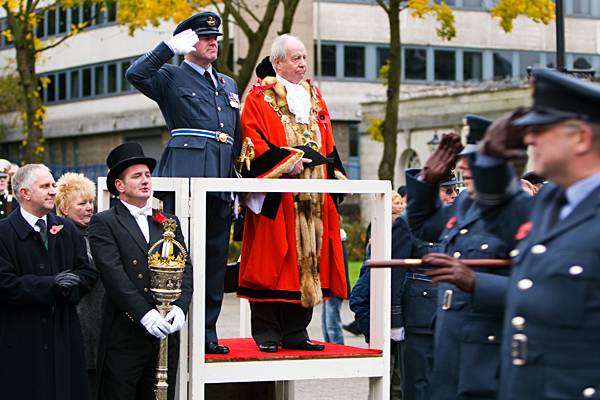 Service of Remembrance Rochdale Cenotaph 9 November 2008