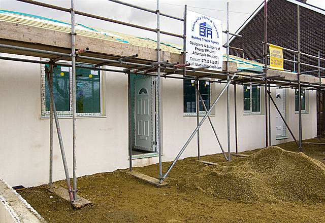 New bungalows at Heady Hill in Heywood.