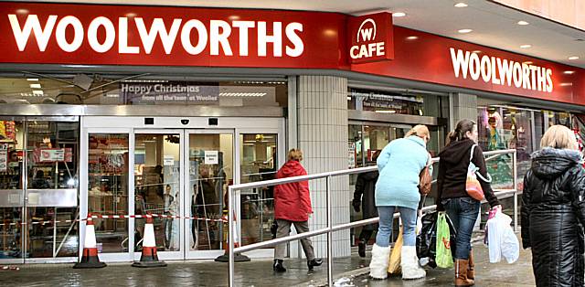 Woolworths building is still empty