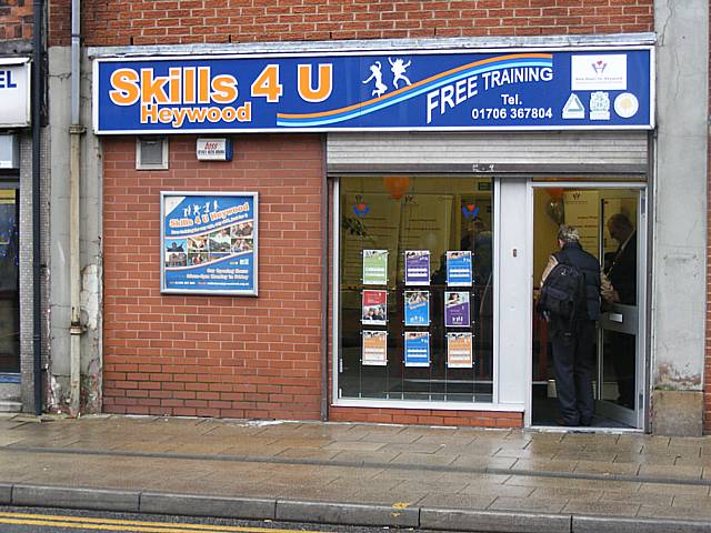 The Heywood Skills 4 U office.