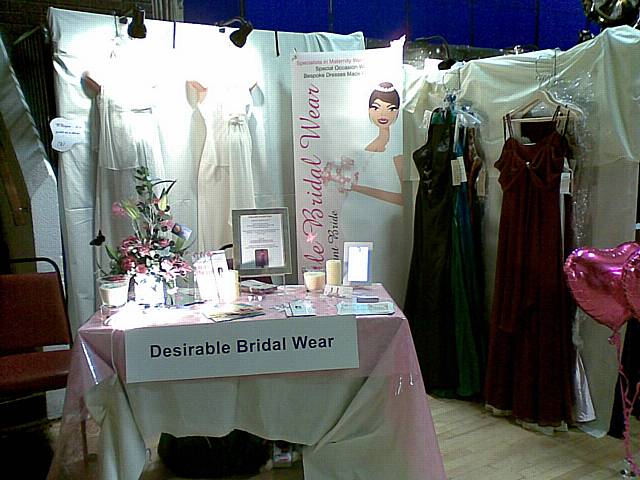 Desirable Bridal Wear stand at the Made in Rochdale trade fair