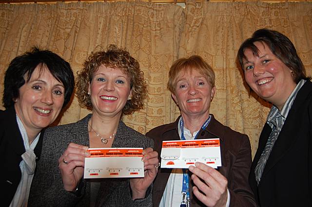 Audrey Howarth, health improvement practitioner; Andrea Dutton, public health programme manager; Bernadine O'Sullivan, consultant in public health and Billie Moores, consultant in public health