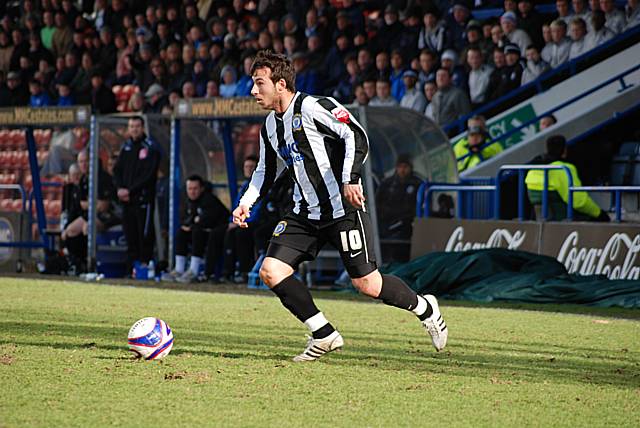 Missed a sitter: Le Fondre somehow failed to score in the second half