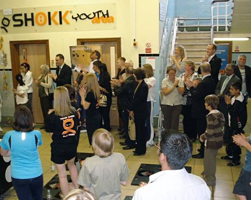 The SHOKK Youth Gym opening