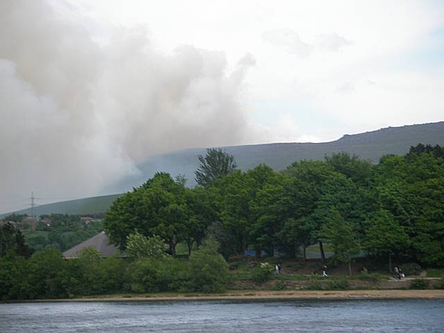 Smoke at Hollingworth Lake