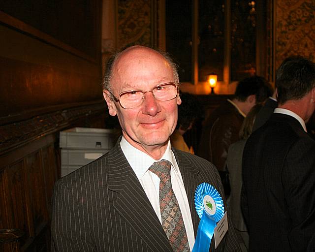 Norden Conservative Councillor Jim Gartside who retained his seat