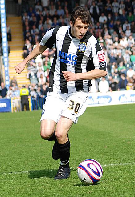 Will Buckley featured as a second half substitute