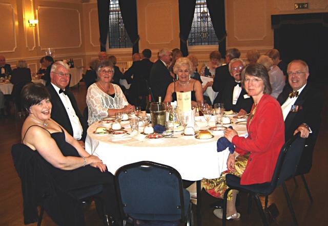 Linda Butler Chairman Rochdale Conservative Association, David Pawson, Susan Pawson Chairman Heywood and Middleton Conservative Association, Jean Crabtree, Allan Marshal President Rochdale Association, Lt Col Mike Glover, Speaker,  Mrs Glover