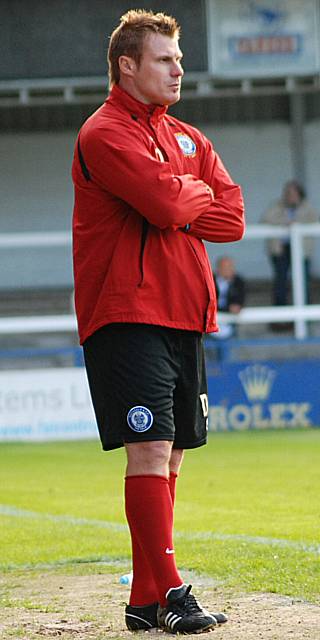 Dave Flitcroft took charge of things from the sideline