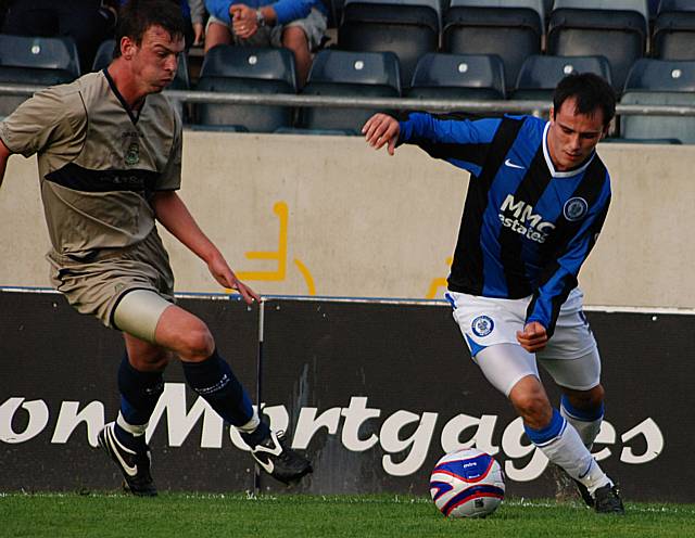 Chris Dagnall couldn't find a goal on his return to the Dale side