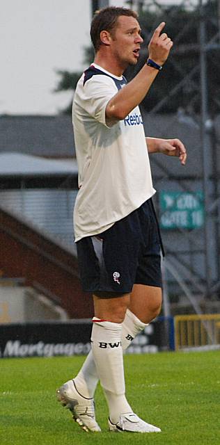 Kevin Nolan was one of the star names on show for Bolton