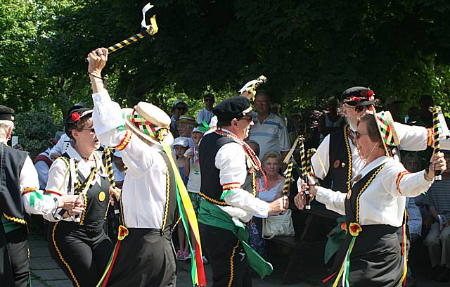 Littleborough Rushbearing Festival and  Rochdale Morris dancers