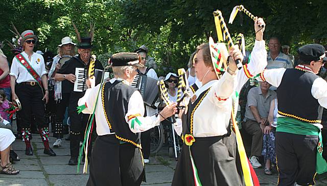 Littleborough Rushbearing Festival and  Rochdale Morris dancers