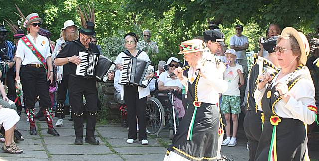 Littleborough Rushbearing Festival and  Rochdale Morris dancers