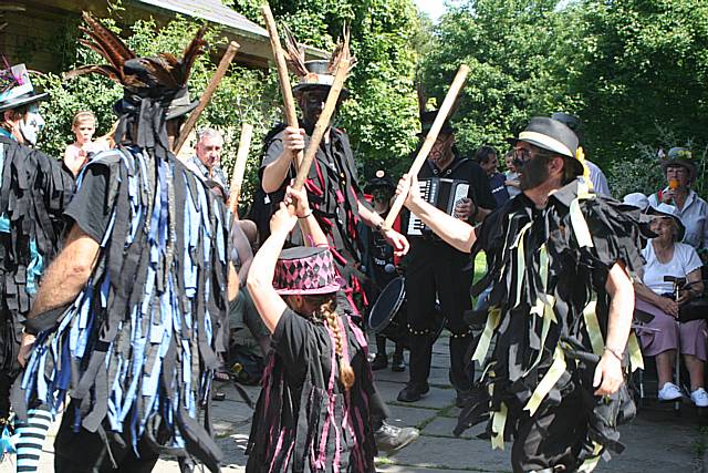 Littleborough Rushbearing Festival and the Black Bull Border Morris dancers