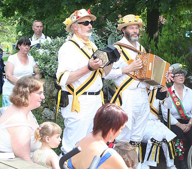 Littleborough Rushbearing Festival and the Earl of Stamford Morris dancers